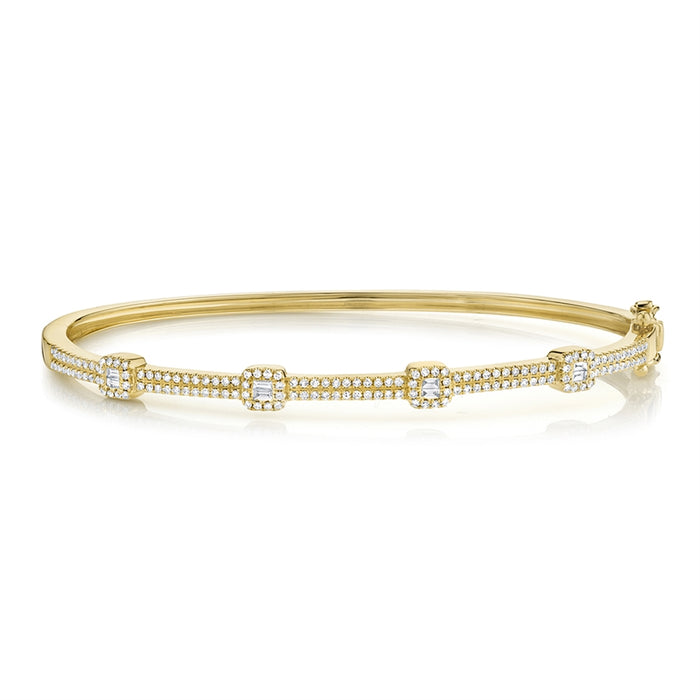 Baguette Bangle - Pasha Fine Jewelry