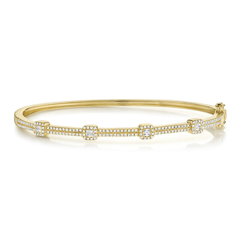 Baguette Bangle - Pasha Fine Jewelry