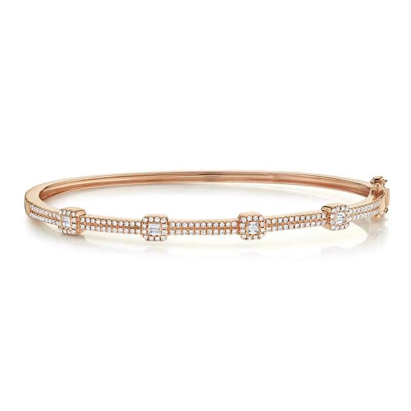 Baguette Bangle - Pasha Fine Jewelry