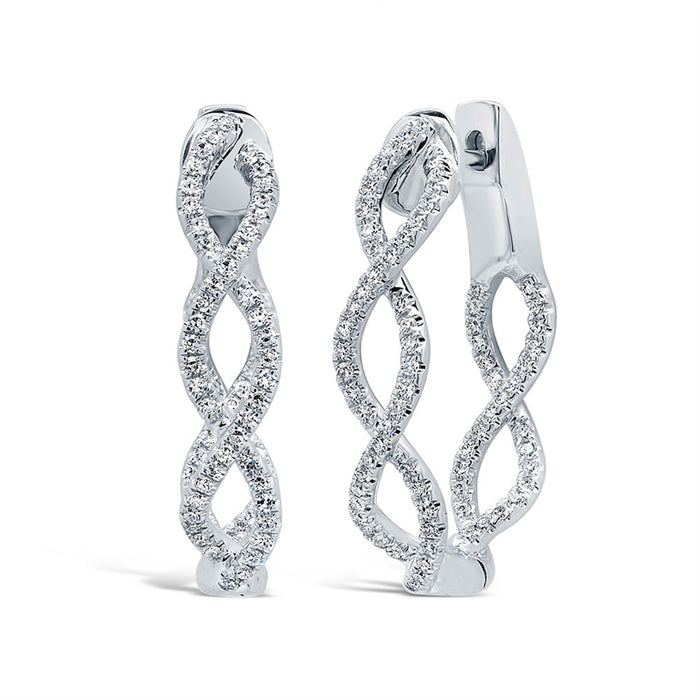 Infinity Hoops - Pasha Fine Jewelry