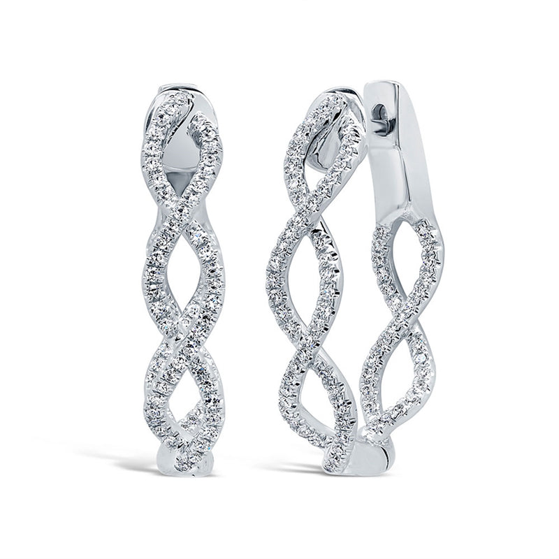 Infinity Hoops - Pasha Fine Jewelry