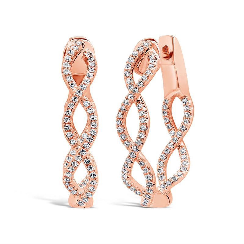 Infinity Hoops - Pasha Fine Jewelry