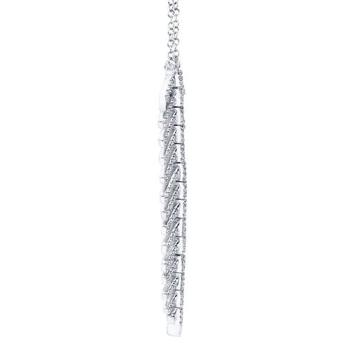 Feather Necklace - Pasha Fine Jewelry