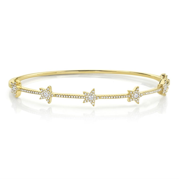 Pavé Star Bangle