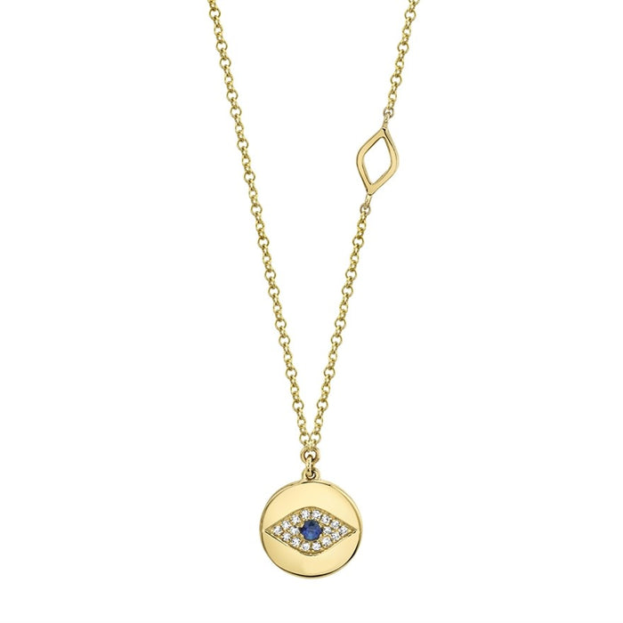 Evil Eye Medallion - Pasha Fine Jewelry