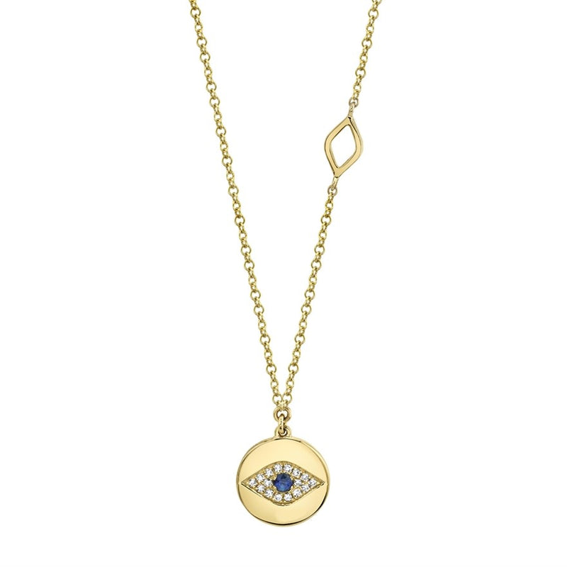 Evil Eye Medallion - Pasha Fine Jewelry