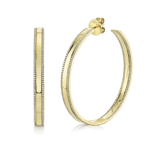 Bar Hoops - Pasha Fine Jewelry
