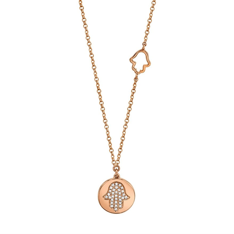 Double Hamsa Medallion - Pasha Fine Jewelry