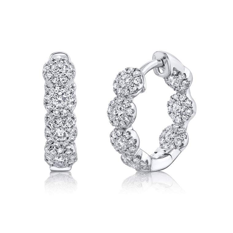 Halo Hoops - Pasha Fine Jewelry