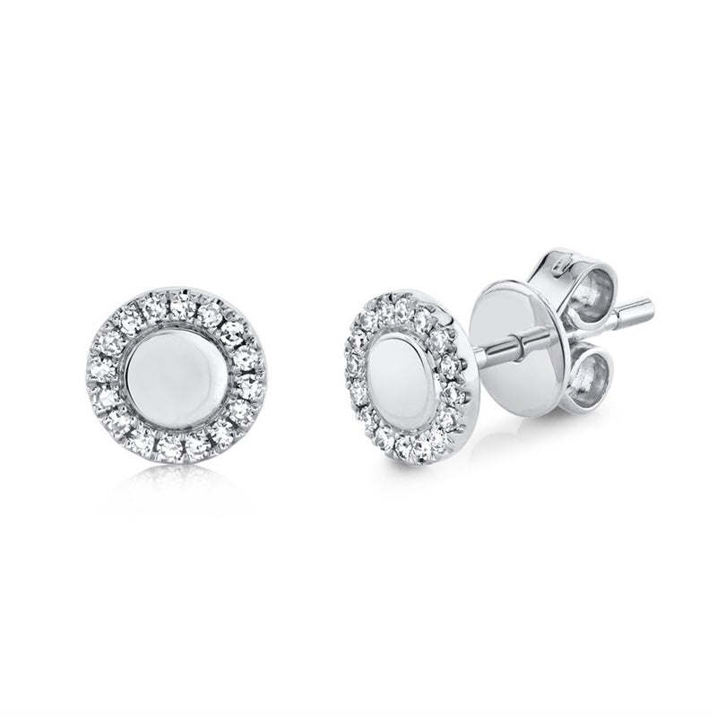 Circle Studs - Pasha Fine Jewelry