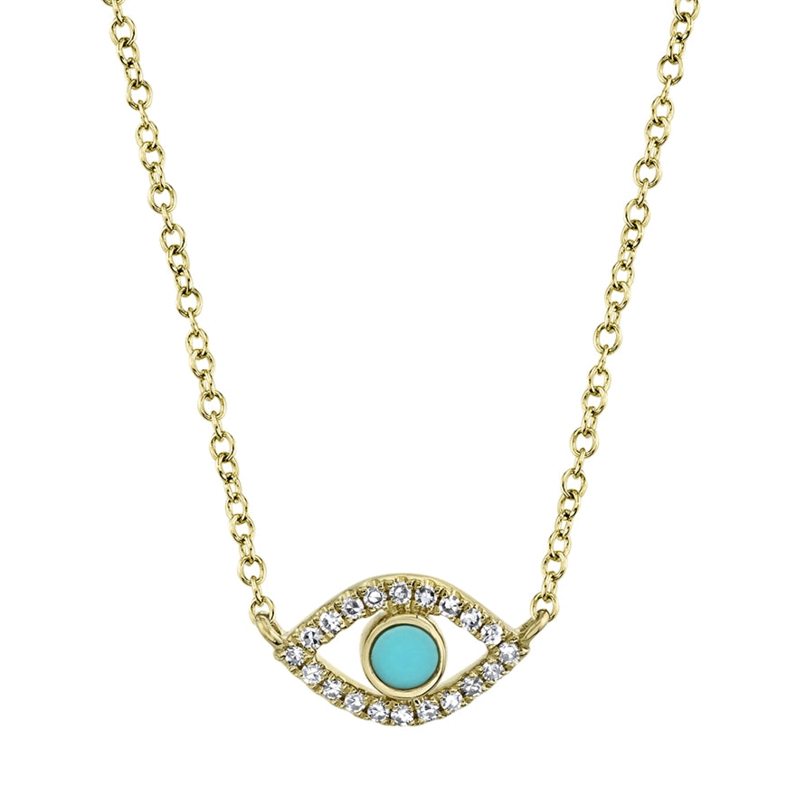 Evil Eye Necklace - Pasha Fine Jewelry