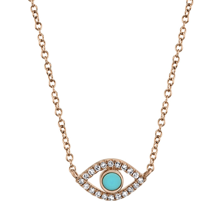 Evil Eye Necklace - Pasha Fine Jewelry