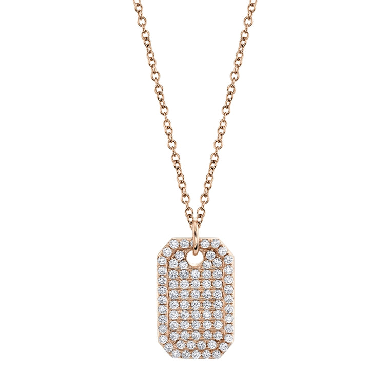 Pave Dog Tag