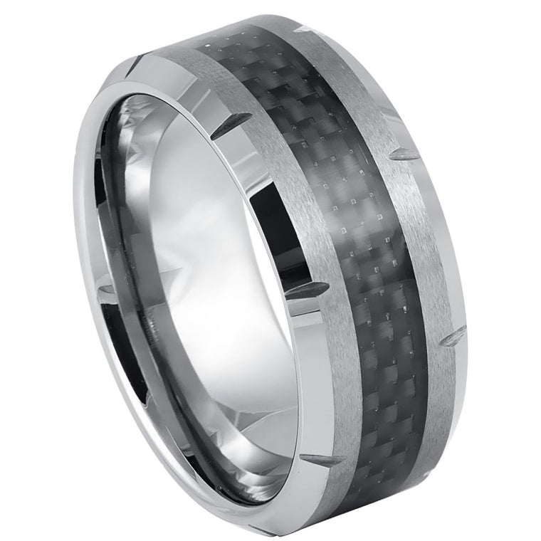 Black Carbon Fiber Inlay