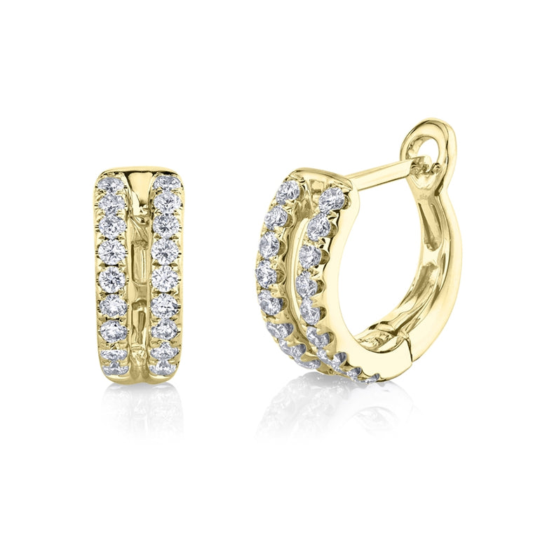 2 Row Huggie - Pasha Fine Jewelry