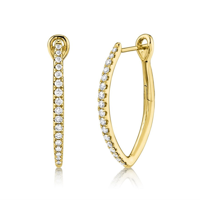 V Hoops - Pasha Fine Jewelry