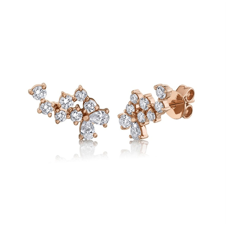 Starburst Studs - Pasha Fine Jewelry