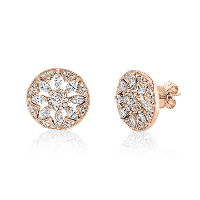 Snowflake Studs