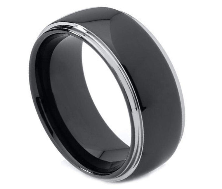 Black Tungsten with White Edges