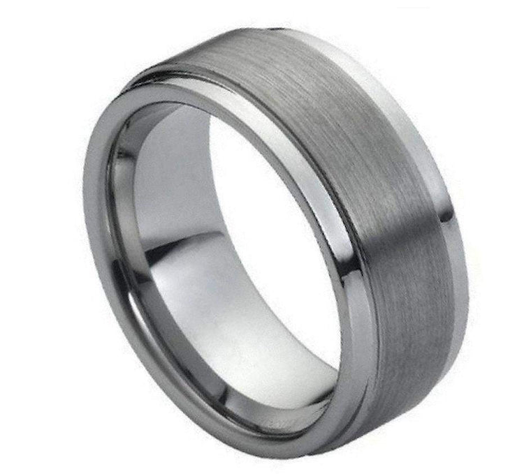 Brushed Center Stepped Edge