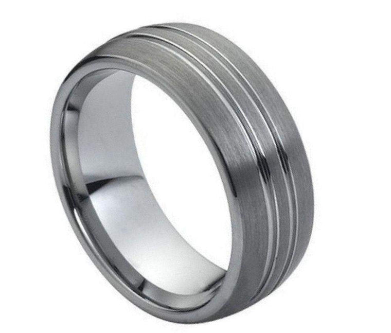 Brushed Domed with Double Groove