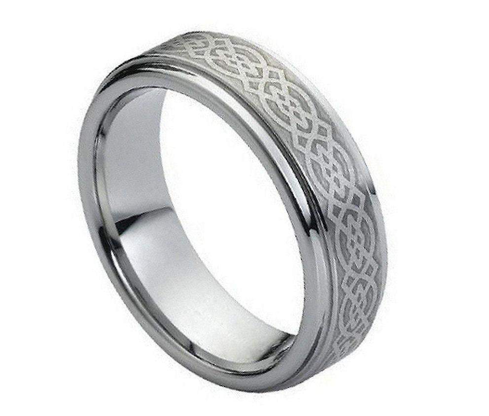Brushed with Celtic Knot - Pasha Fine Jewelry