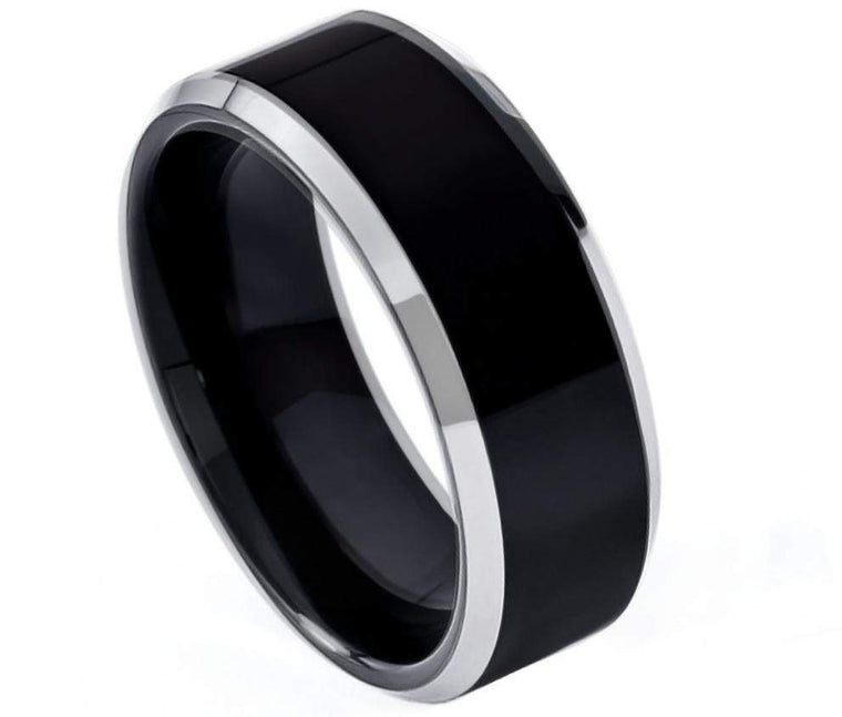 Black Tungsten White Edges