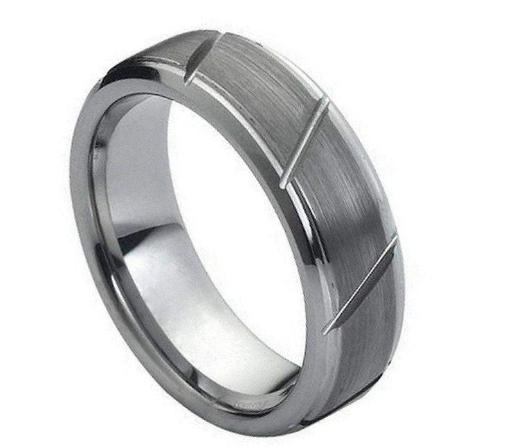 Multiple Diagonal Grooves Brushed