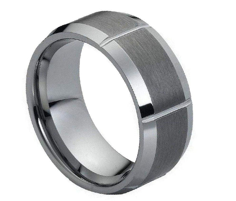Vertical Grooves Brushed Center