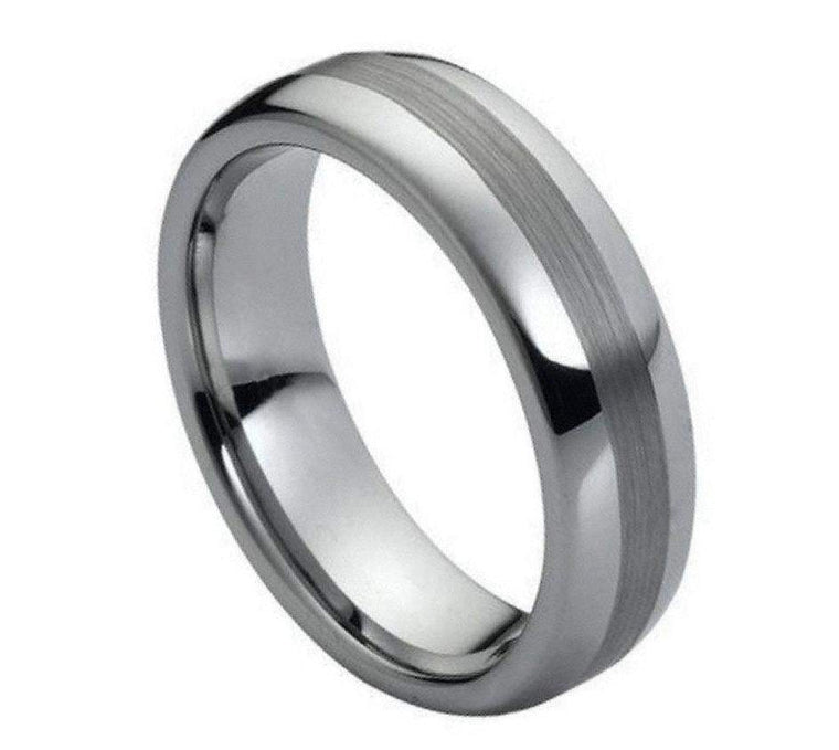 High Polish with Brushed  Line