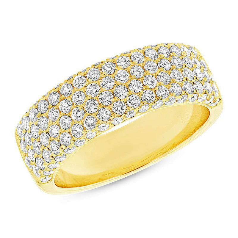 6 Row Pave Band - Pasha Fine Jewelry