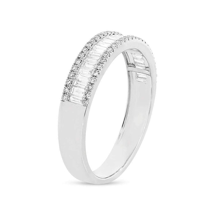 Baguette Channel Pave Edges - Pasha Fine Jewelry