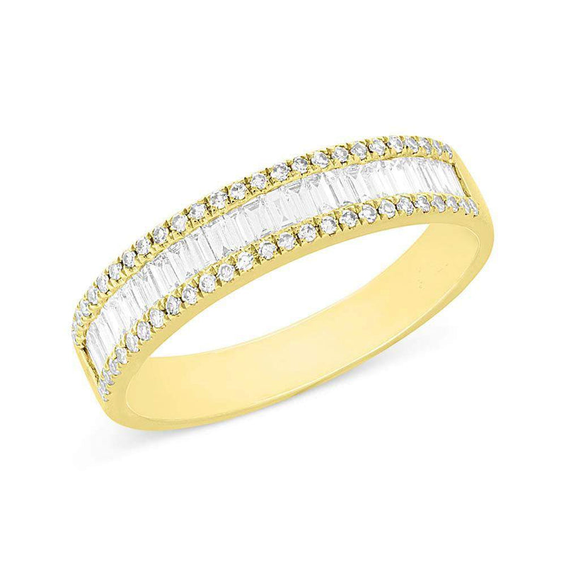 Baguette Channel Pave Edges - Pasha Fine Jewelry