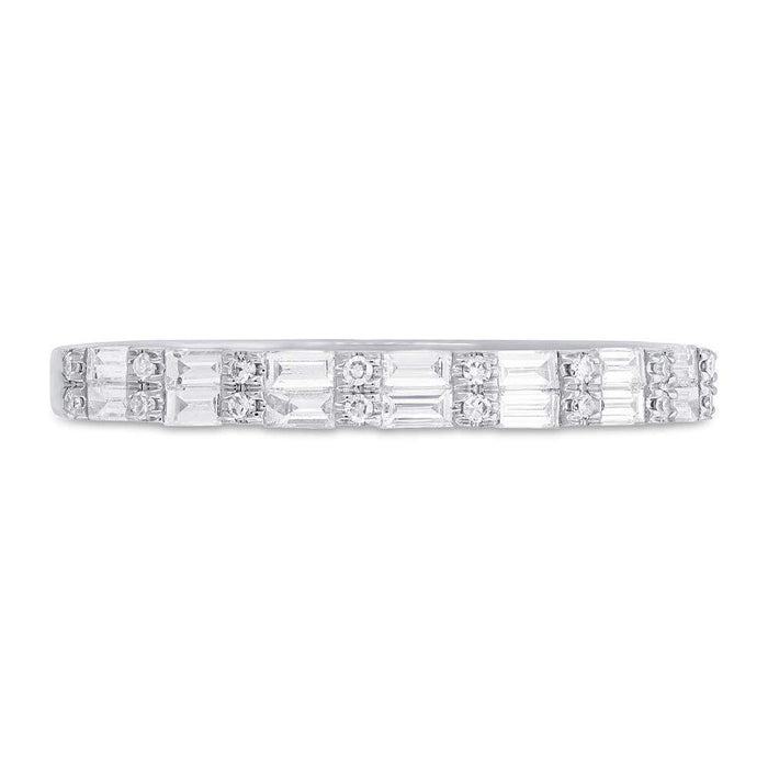 Baguette & Round Band - Pasha Fine Jewelry