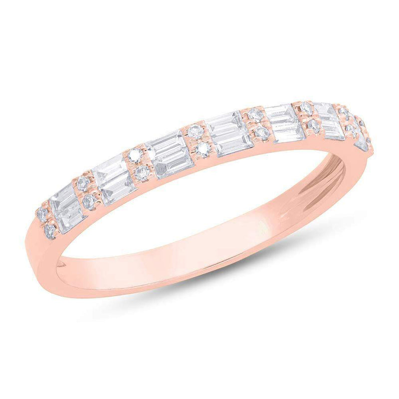 Baguette & Round Band - Pasha Fine Jewelry