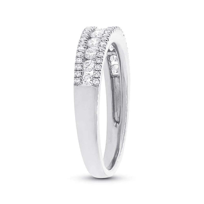 Channel and Pave Band - Pasha Fine Jewelry