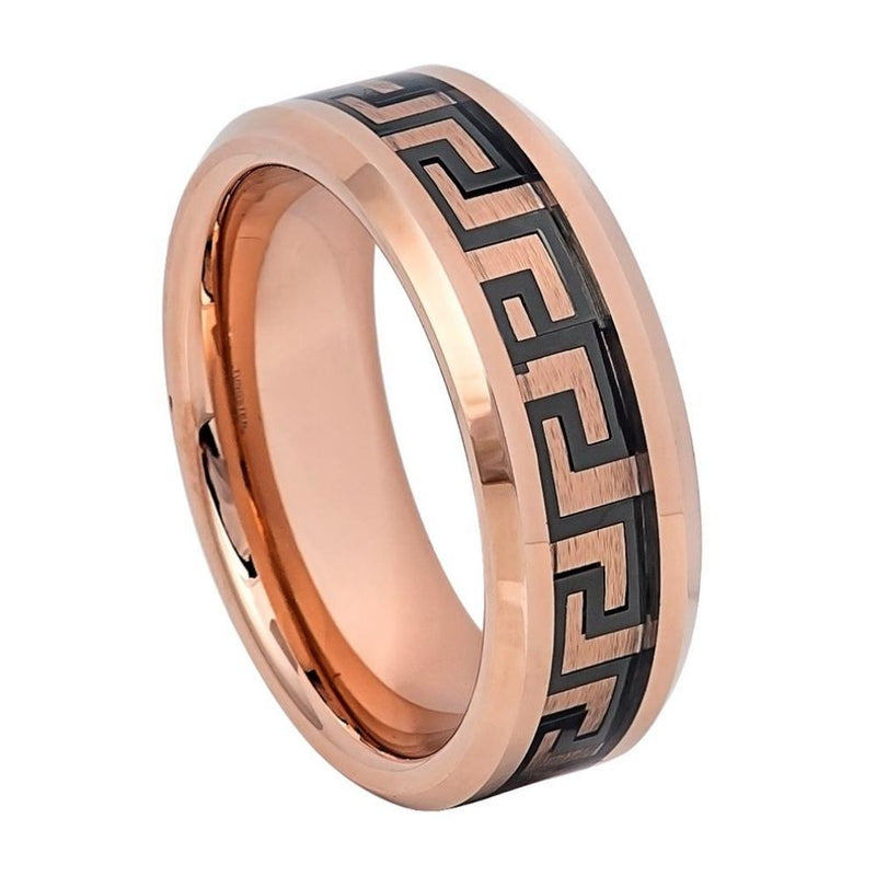 Rose Greek Key Band - Pasha Fine Jewelry