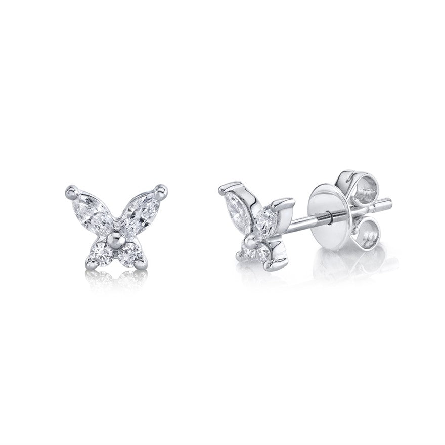 Butterfly Studs - Pasha Fine Jewelry