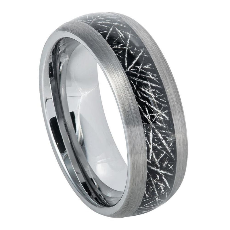 Meteorite Tungsten Band - Pasha Fine Jewelry