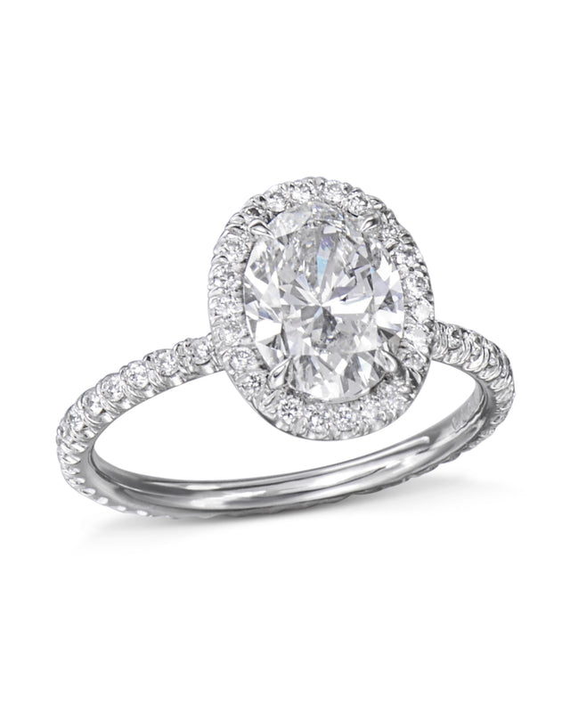 Oval Halo - Pasha Fine Jewelry