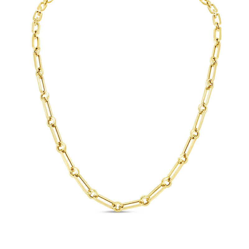 3mm Paper Clip Chain - Pasha Fine Jewelry