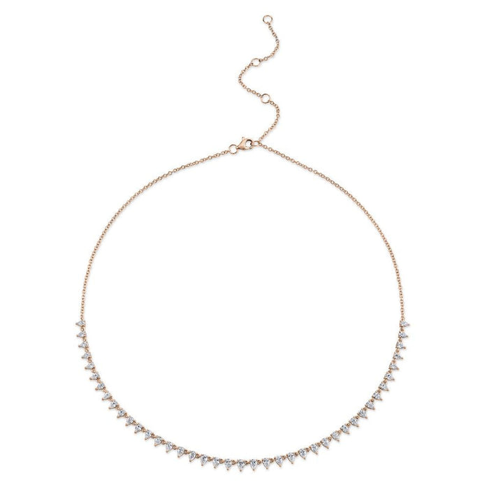 Pear Shape Diamond Choker - Pasha Fine Jewelry