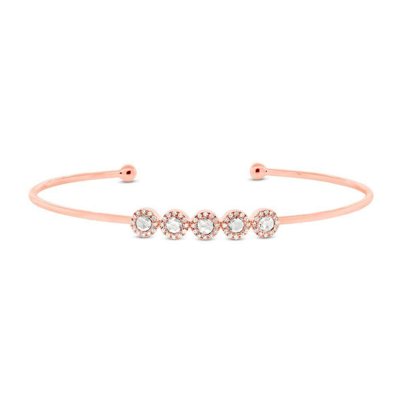 0.39ct Diamond Rose Cut Bangle - Pasha Fine Jewelry