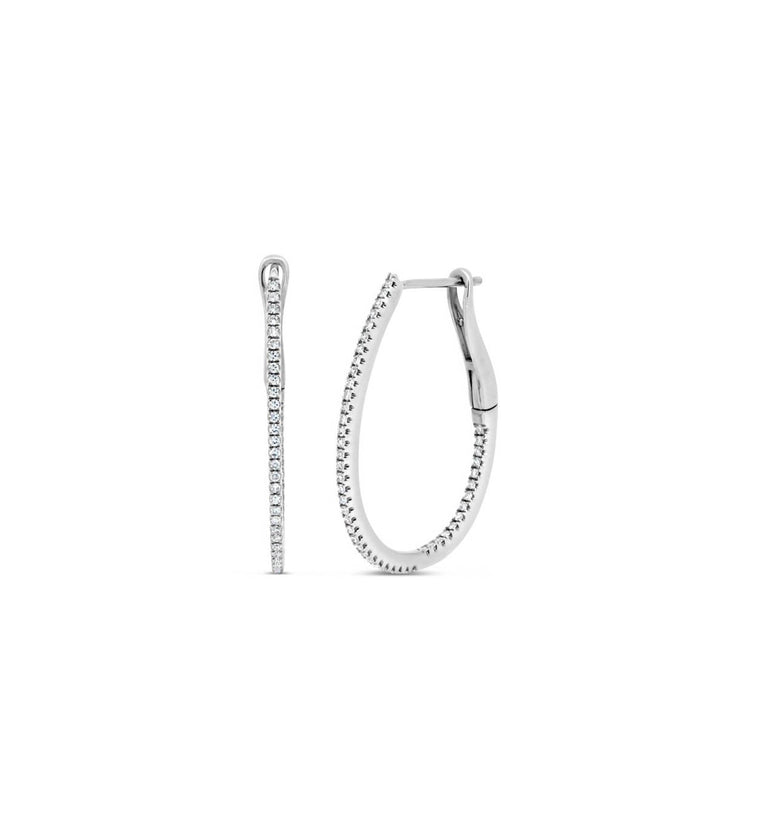 Small Tear Drop Hoops