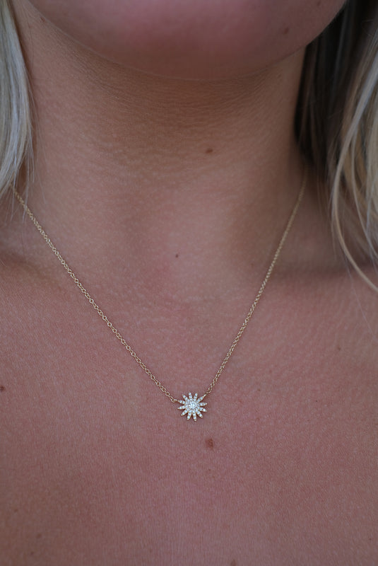 Sunburst necklace deals