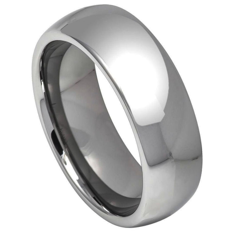 High Polish Classic Domed Band