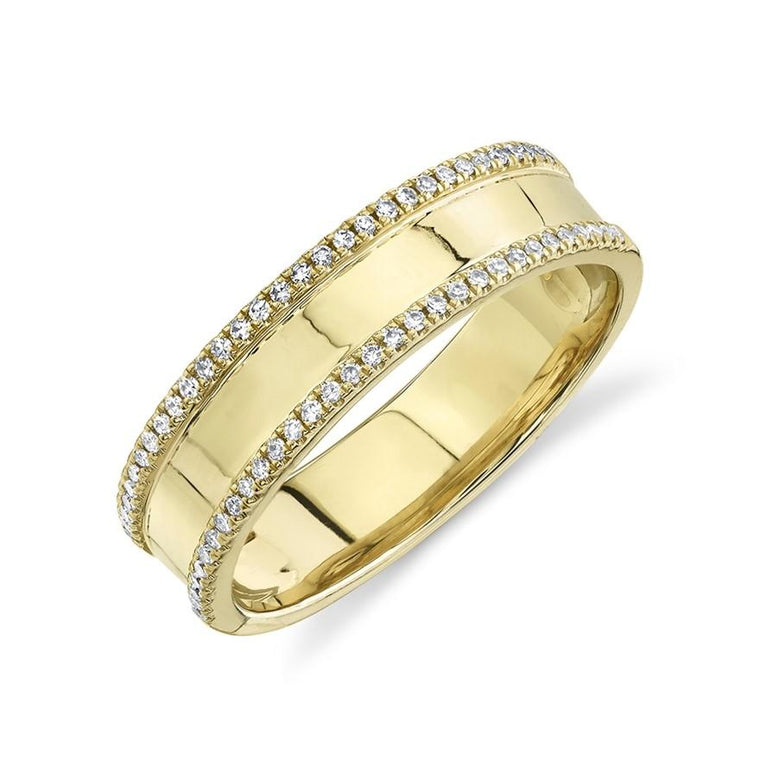 Two Row Pavé Ring