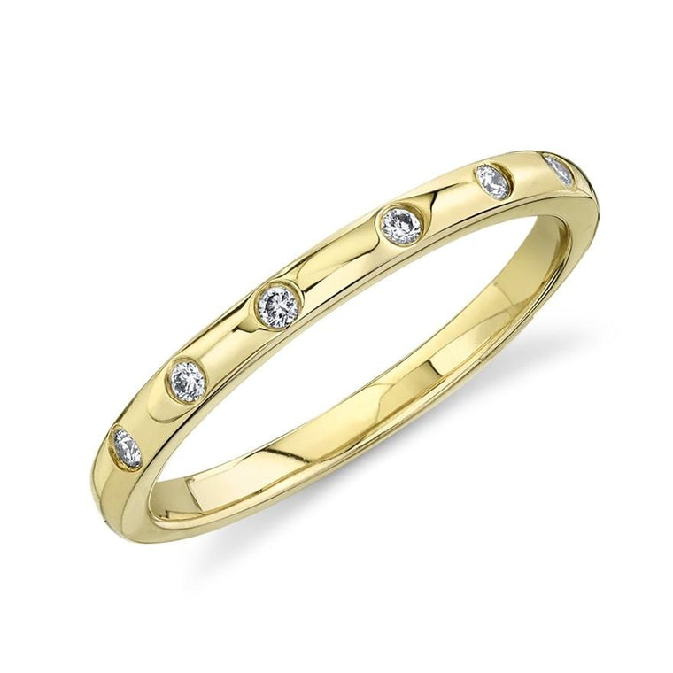 Inlay Diamond Ring