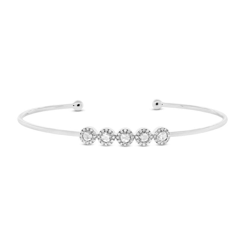 0.39ct Diamond Rose Cut Bangle - Pasha Fine Jewelry