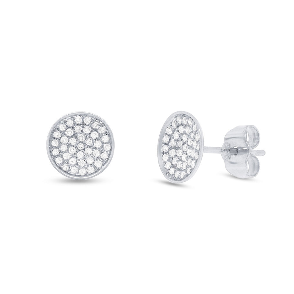 Pave Studs - Pasha Fine Jewelry
